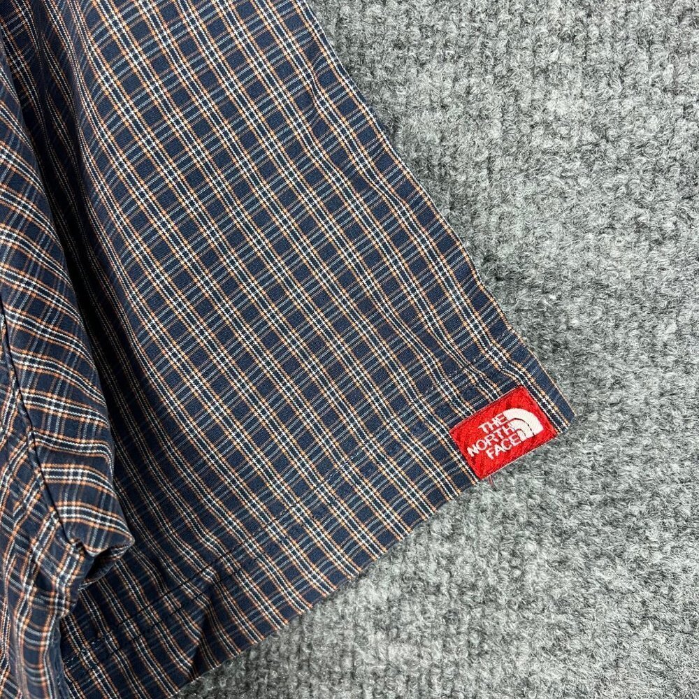 North‎ Face Mens Plaid Short Sleeve Button Down Shirt Size L - Picture 4 of 9